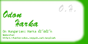 odon harka business card
